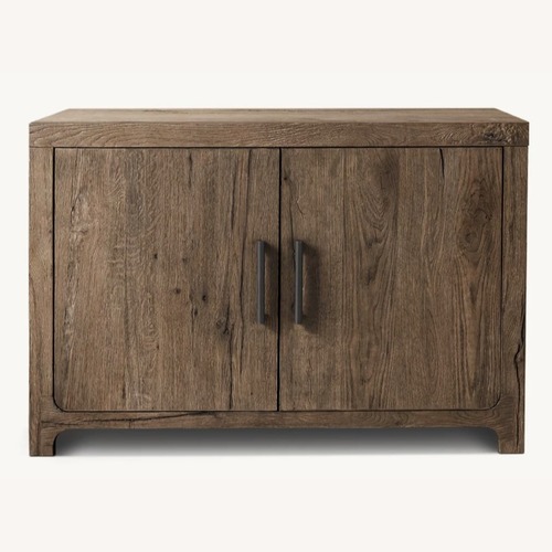 Used Restoration Hardware Davos 48" Oak Sideboard, Aged Dark Brown for sale on AptDeco