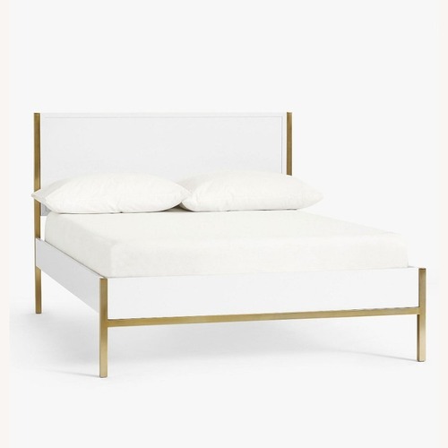 Used Pottery Barn Teen Blaire Classic Platform Bed for sale on AptDeco