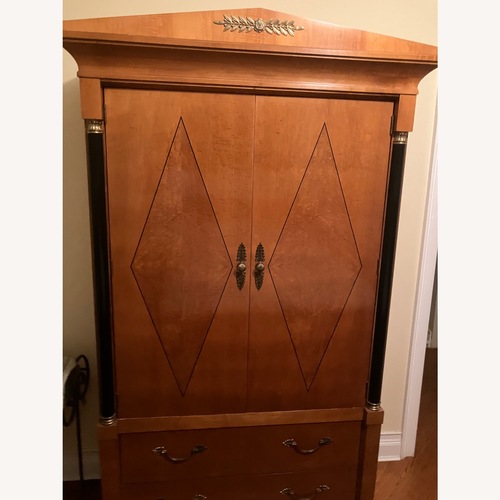 Used Thomasville Furniture Neoclassical Empire Armoire for sale on AptDeco