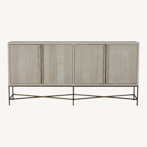 Used Gabby Carol Sideboard, Cerused White for sale on AptDeco