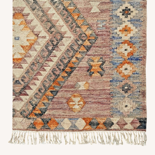 Used Rejuvenation Skyline Flatweave Rug W Pad for sale on AptDeco