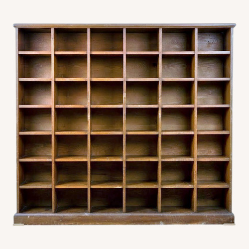 Used Antique Wood Bookcase Cubby for sale on AptDeco