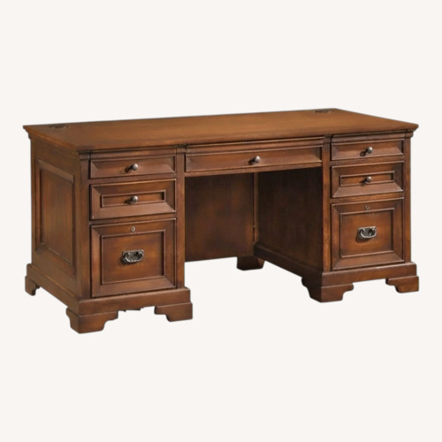 Used Aspen Centennial 66" Executive Office Desk for sale on AptDeco