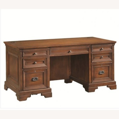 Used Aspen Centennial 66" Executive Office Desk for sale on AptDeco
