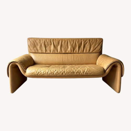 Used De Sede DS-2011 Yellow Leather Sofa for sale on AptDeco