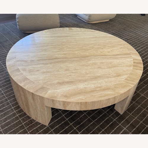 Used Restoration Hardware Nicco Natural Stone Coffee Table for sale on AptDeco