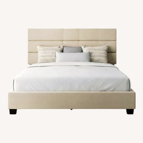 Used Queen Size Platform Bed Frame for sale on AptDeco