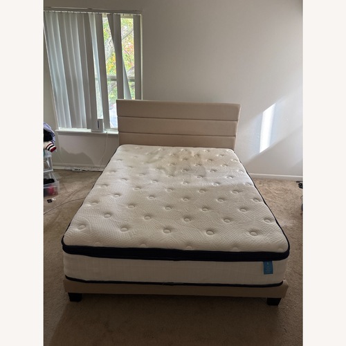 Used Queen Size Platform Bed Frame for sale on AptDeco