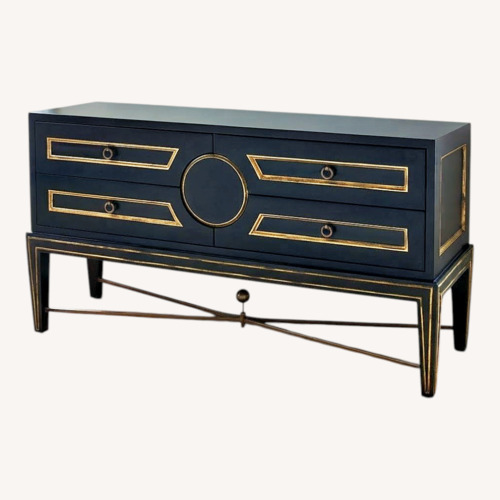 Used Black Wood Sideboard for sale on AptDeco