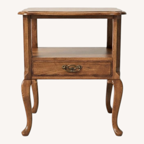 Used Davis Cabinet Company Light Brown Wood Side Table for sale on AptDeco