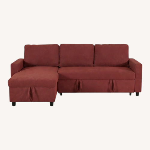 Used Carlheinz 83" L-Shaped Storage Sleeper Sofa Bed for sale on AptDeco
