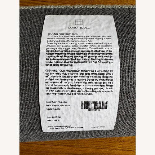 Used Soho Home Area Rug 5.5’ x 7.9’ for sale on AptDeco