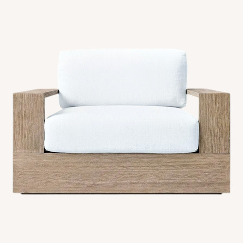 Used Restoration Hardware Marbella Teak Outdoor Chairs for sale on AptDeco