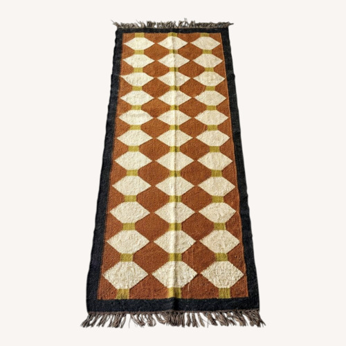 Used Jute & Wool Runner Rug 2 x 18 for sale on AptDeco