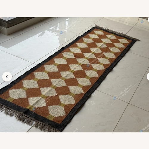 Used Jute & Wool Runner Rug 2 x 18 for sale on AptDeco