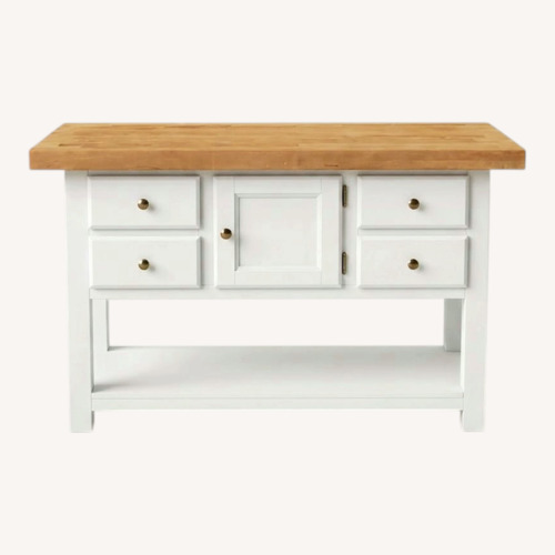 Used Wood Kitchen Island for sale on AptDeco