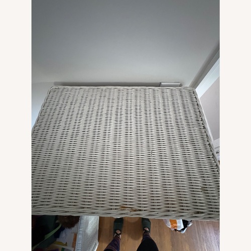 Used White Wicker Dresser for sale on AptDeco