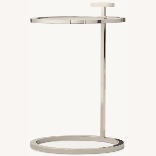 Used Restoration Hardware 1930s Martini Round Side Table for sale on AptDeco