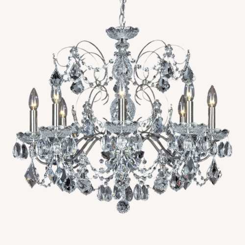 Used Schonbek Century Chandelier 1707-211 & Sconce 1702 for sale on AptDeco