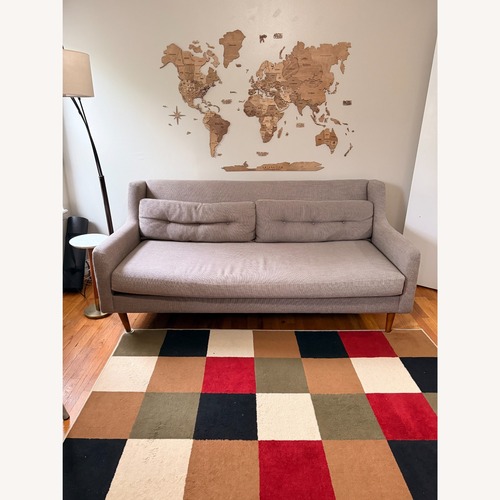 Used West Elm Crosby Light Gray Fabric 3+ Seater Sofa for sale on AptDeco