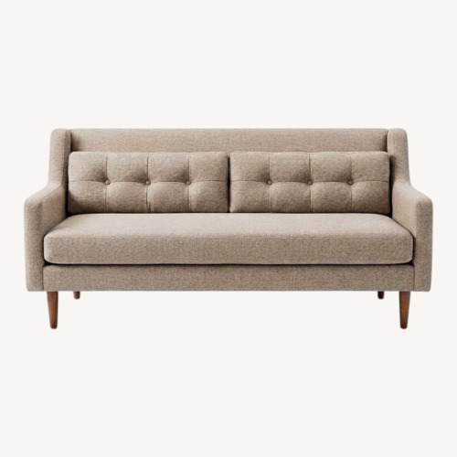 Used West Elm Crosby Light Gray Fabric 3+ Seater Sofa for sale on AptDeco