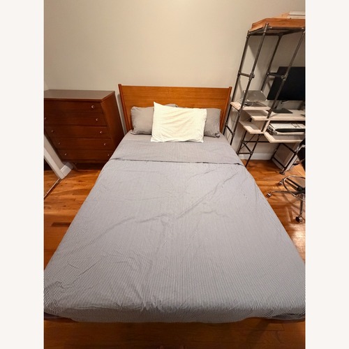 Used West Elm Wood Mid-Century Full Bed for sale on AptDeco