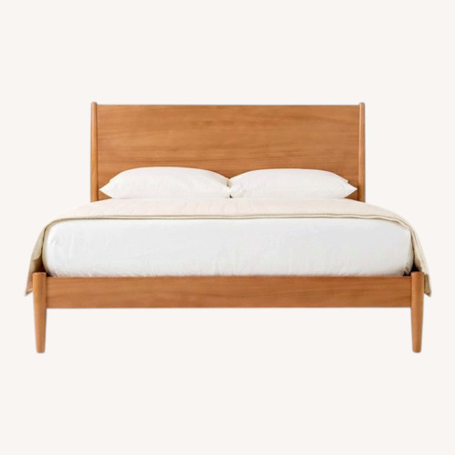 Used West Elm Wood Mid-Century Full Bed for sale on AptDeco