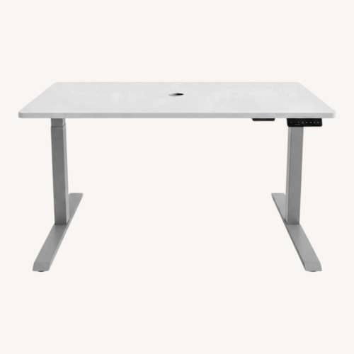 Used Sturdy White Desk  for sale on AptDeco