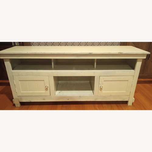 Used White Wood Media Storage for sale on AptDeco