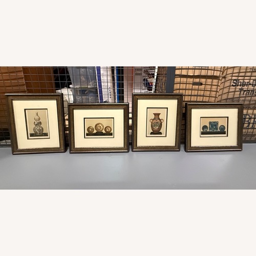 Used Framed Set of rare Color Chromolithographs for sale on AptDeco