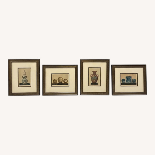 Used Framed Set of rare Color Chromolithographs for sale on AptDeco