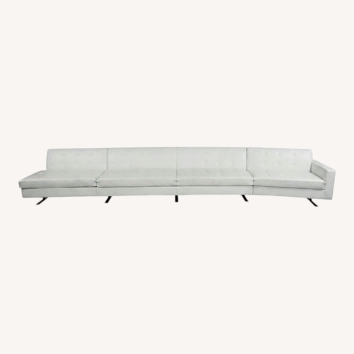Used Poltrona Frau Kenedee White 3+ Piece Sectional for sale on AptDeco