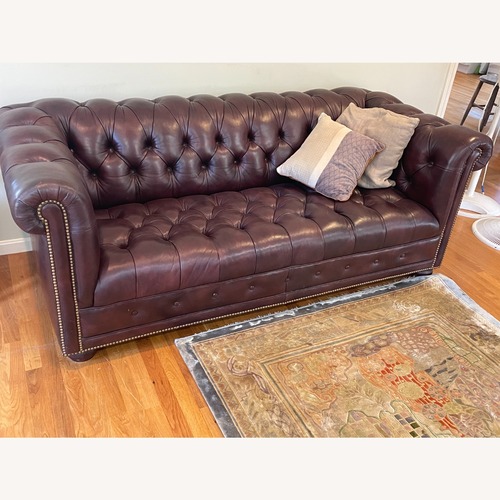 Used Hancock & Moore Dark Brown Leather 3+ Seater Sofa for sale on AptDeco
