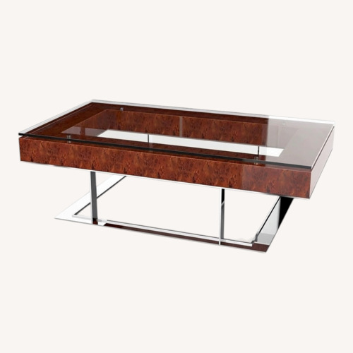 Used Macassar Designer Ebony Coffee Table J Neslon for sale on AptDeco