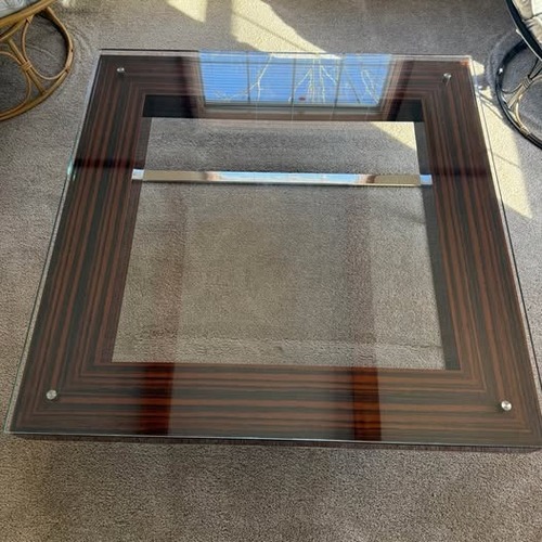 Used Macassar Designer Ebony Coffee Table J Neslon for sale on AptDeco