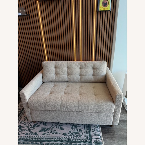 Used Joybird Boucle Eliot Twin Sleeper Sofa for sale on AptDeco