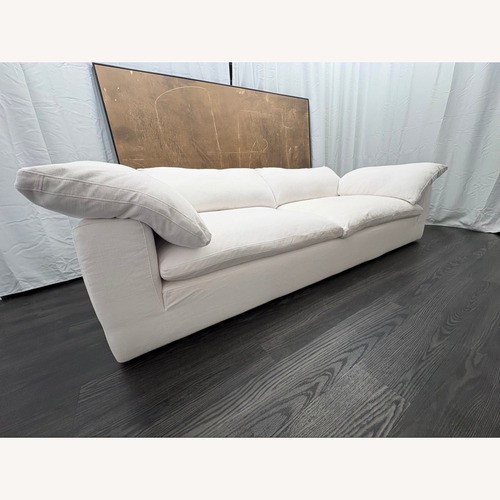 Used Restoration Hardware Cloud 9' Luxe Sofa, Perennials White for sale on AptDeco
