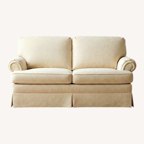 Used Natural Fabric 3 Seater Sofa and 2 Seater Loveseat for sale on AptDeco