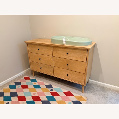 Used Pottery Barn Willow 6-Drawer Dresser (56") for sale on AptDeco