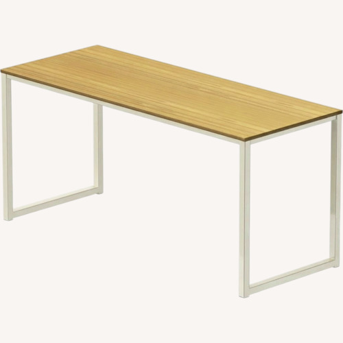 Used Amazon 55-Inch Home Office Computer Desk, Oak for sale on AptDeco