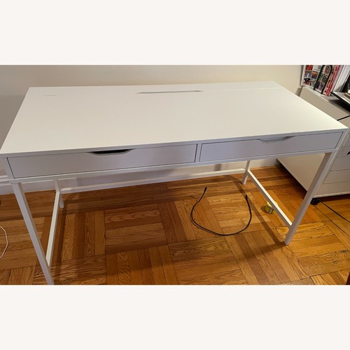 Used IKEA Alex Desk in White for sale on AptDeco