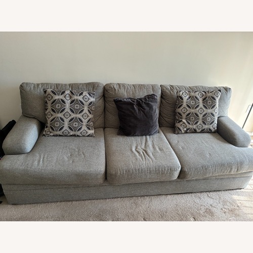 Used Raymour & Flanigan Stella Sofa (Light Gray) for sale on AptDeco
