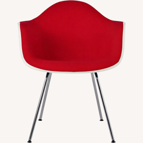 Used Eames Upholstered Molded Plastic Armchair for sale on AptDeco