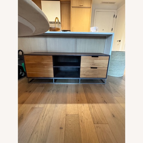 Used CB2 Congo Wood Media Console 65'' for sale on AptDeco
