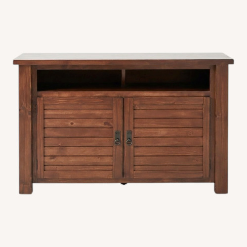 Used Real Wood Entertainment Center for sale on AptDeco