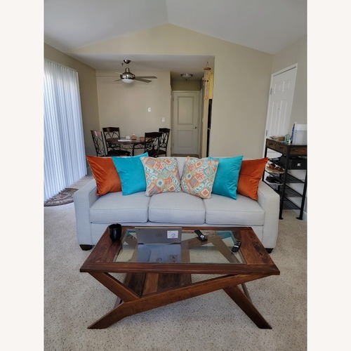 Used Birch Lane Light Gray Fabric 3+ Seater Sofa for sale on AptDeco