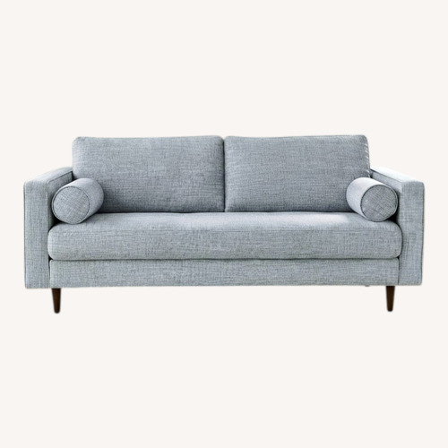Used Article Light Gray Fabric 2 Seater Sofa for sale on AptDeco