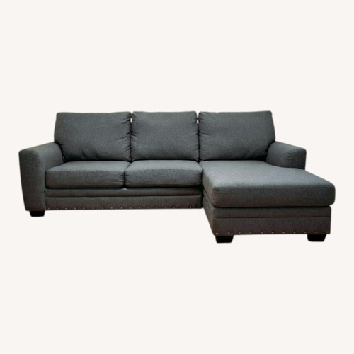Used Bob's Discount Furniture 2 Piece Sectional for sale on AptDeco