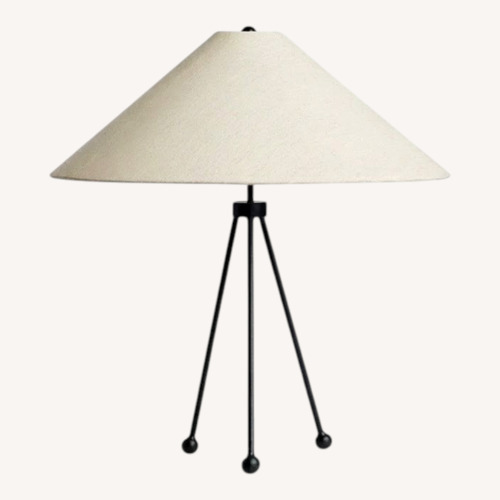 Used Lulu & Georgia Colbeck Black Metal Table Lamp for sale on AptDeco