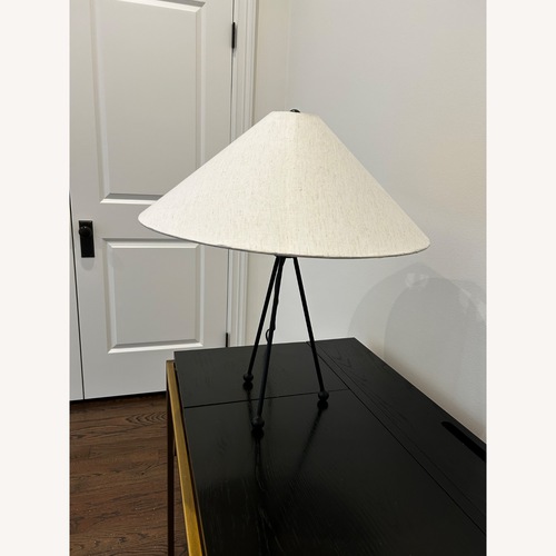 Used Lulu & Georgia Colbeck Black Metal Table Lamp for sale on AptDeco